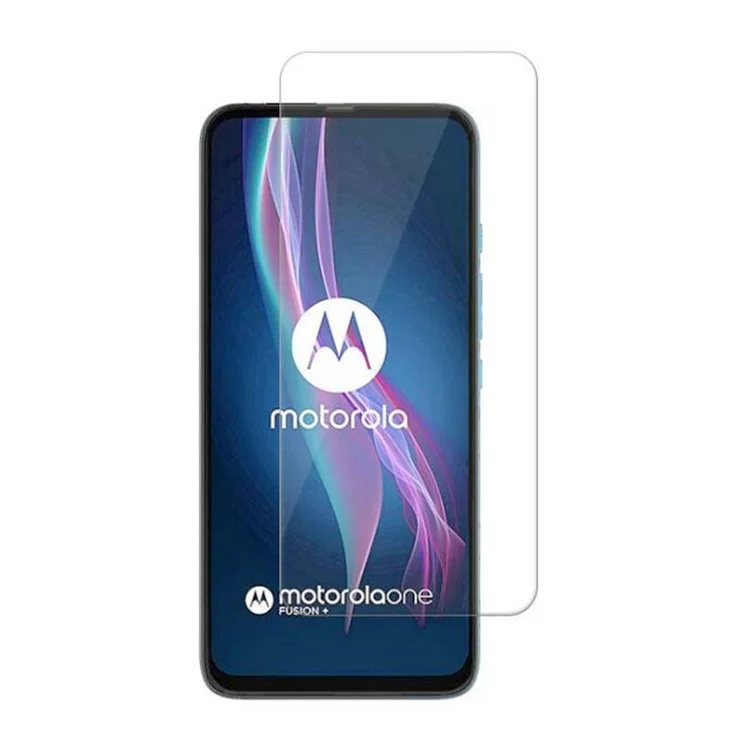 Película de pantalla de vidrio templado con bordes de arco de 0.3 mm para Motorola Moto One Fusion Plus