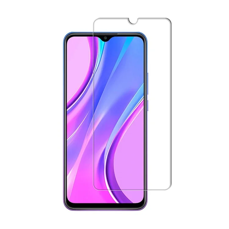Für Xiaomi Redmi 9A Gehärtetes Glas-Bildschirmschutzfolie 0,3 mm Lichtbogenrand Splitterschutzfilm