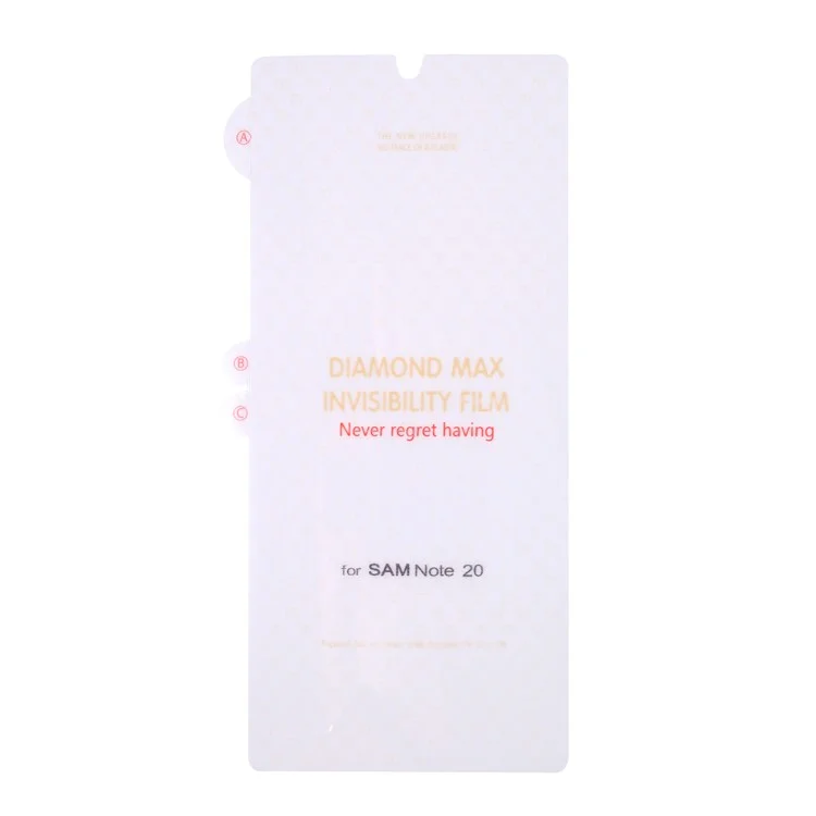 Full Screen Soft TPU Hydrogel Film for Samsung Galaxy Note 20/Note 20 5G