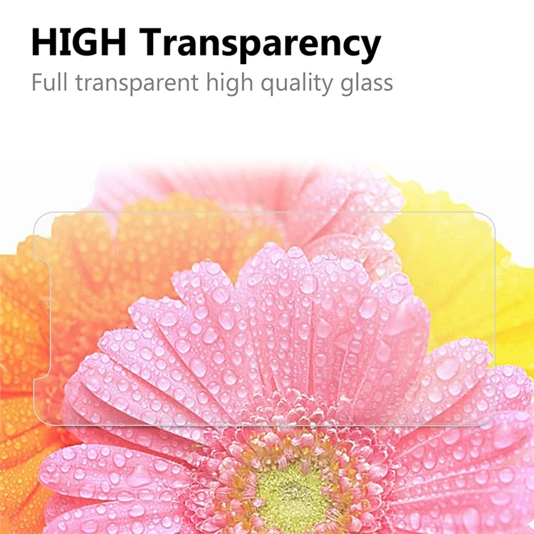 Protecteur d'écran en verre trempé antichoc 2.5D 9H avec bords biseautés pour Apple iPhone 12 Pro Max 6.7 pouces