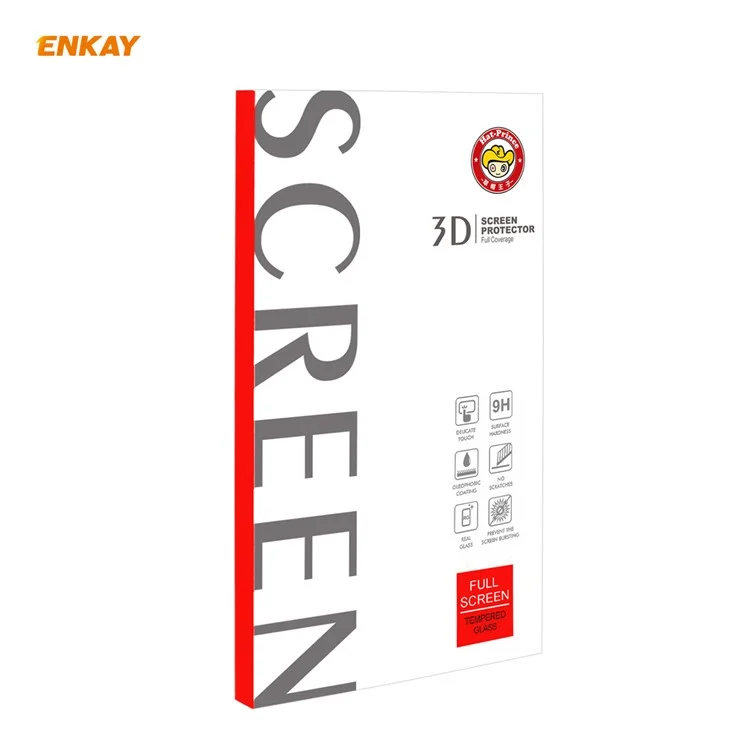 Enkay 0.26mm 9H 3D Curvo Glue Full Vetro Temperato Film A Schermo Intero Per OnePlus 7t Pro / 7 Pro