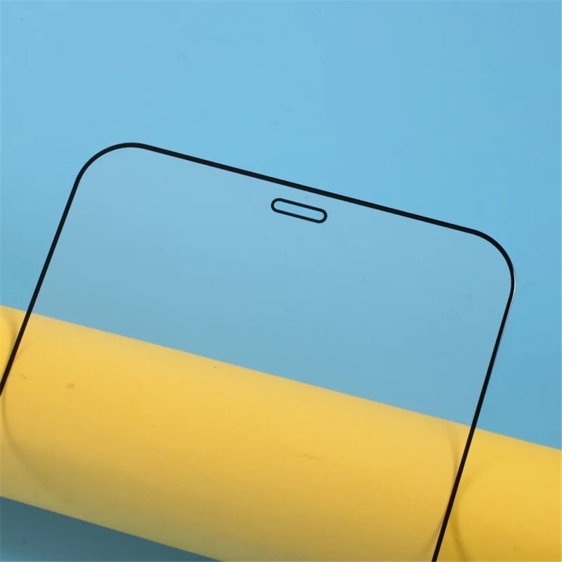 Full Size Silk Printing Anti-fingerprint Tempered Glass Screen Protector for iPhone 12 Pro/12