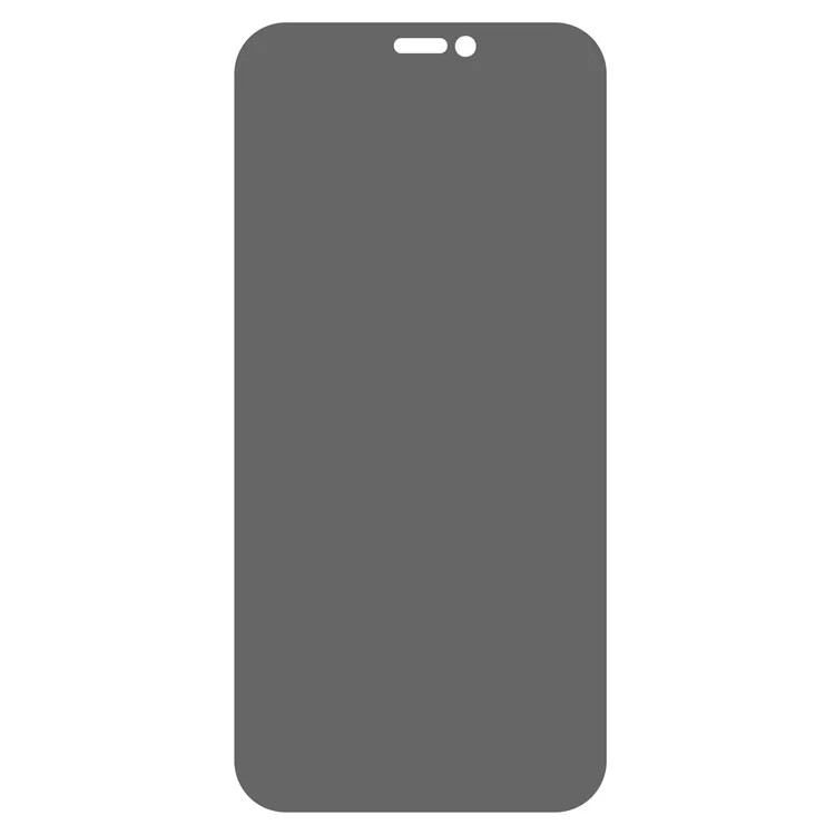 Protetor de tela de vidro temperado anti-espreitar privado 0,3 mm Borda curva para iPhone 12 mini 