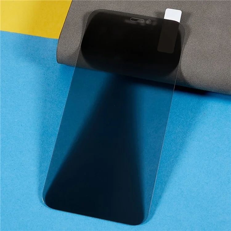 Per iPhone 12 Pro/12 0,3 mm Bordo Arc Anti-spy Pellicola Protettiva in Vetro Temperato