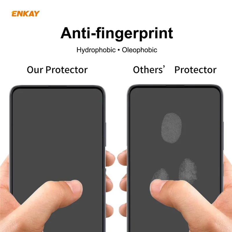 ENKAY Full Glue Full Size 0.26mm 9H 2.5D Tempered Glass Screen Protector for Huawei P40 lite 4G/Nova 7i/Nova 6 SE