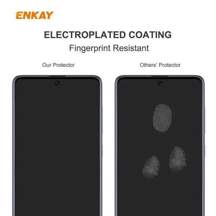 ENKAY 9H 0.26mm 2.5D Arc Edge Tempered Glass Screen Film for Xiaomi Redmi Note 9S/Note 9 Pro/Note 9 Pro Max