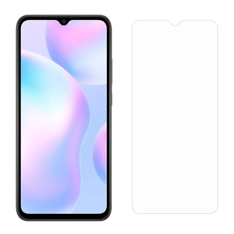 Película Protectora De Cristal De Cristal De 2.5D Arc Edge 9H Para Xiaomi Redmi 9A