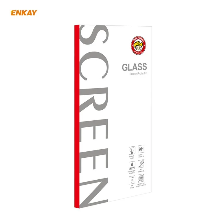 HAT PRINCE 2Pcs/Set Full Glue Full Size 0.26mm 9H 2.5D Tempered Glass Screen Film for Huawei Y7p/P40 lite E