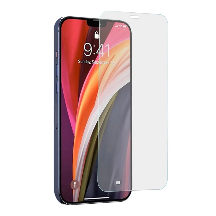 RURIHAI 2.5D Half Screen HD Película de Vidrio Templado para iPhone 12 /12 Pro de 6.1 pulgadas