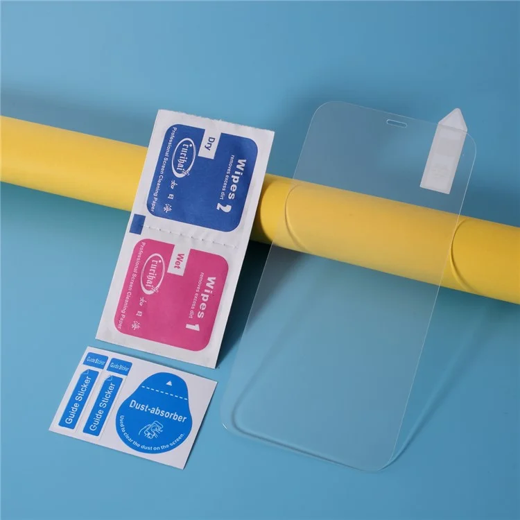 RURIHAI 2.5D Half Screen HD Película de Vidrio Templado para iPhone 12 /12 Pro de 6.1 pulgadas