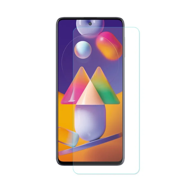 ENKAY HAT PRINCE 0.26mm Tempered Glass Screen Protector 9H 2.5D Arc Edge for Samsung Galaxy M31s