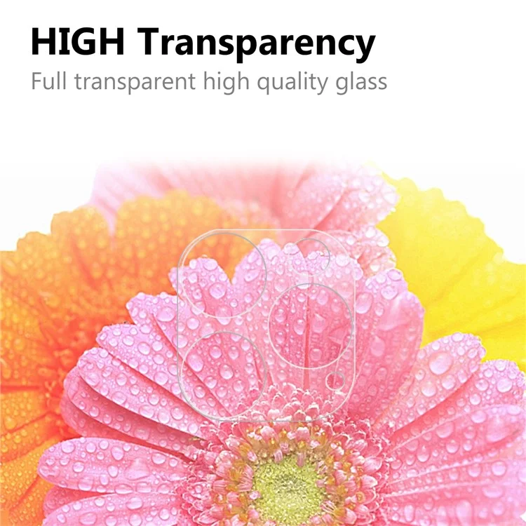 Shockproof Anti-scratch Ultra Clear AGC Tempered Glass Camera Lens Protector Film for iPhone 12 Pro Max 6.7-inch