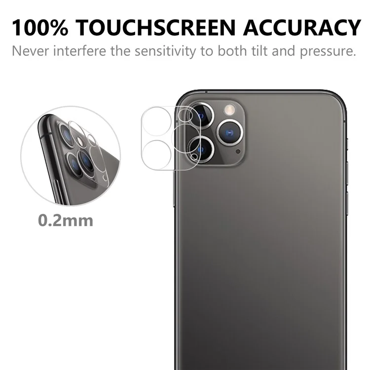 Película Protectora De Lentes De Vidrio De Cristal AGC Ultra Claro Anti-scratch A Prueba De Golpes Para IPhone 12 Pro Max 6,7 Pulgadas