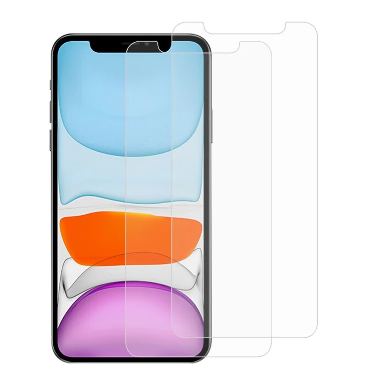 2 Teile / Satz 0,3mm Bogenkanten Temperiertes Glas-Displayschutzfolie Für IPhone 12 Pro / iPhone 12.