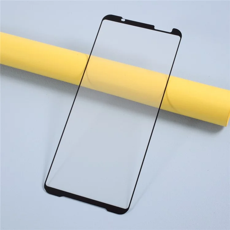 Protector de pantalla de vidrio templado de seda de cobertura total y pegamento completo para Asus ROG Phone 3 ZS661KS 
