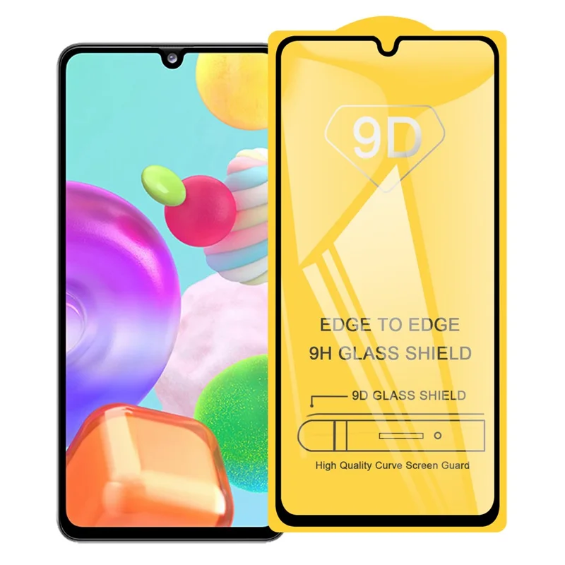 9D Full Covering Tempered Glass Screen Protector für Samsung Galaxy A41 (Globale Version)