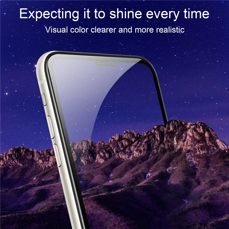 9D Full Covering Anti-Scratch Tempered Glass Screen Protector für iPhone 11 6.1-Zoll