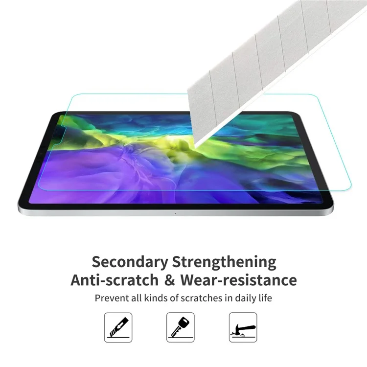 Enkay 0,33mm 9h 2,5d Arcamento de Arco Filme de Tela de Tela de Vidro Temperado Para Ipad Air (2020)/ar (2022)/Pro 11 Polegadas (2021) (2020) (2018)