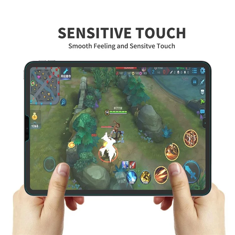 ENKAY 2Pcs / Set 0.33mm 9H 2.5D Дуговой Край Закаленное Стеклянное Защитное Стекло для iPad Air (2020) / Air (2022) / Pro 11-дюймов (2021)(2020)(2022)