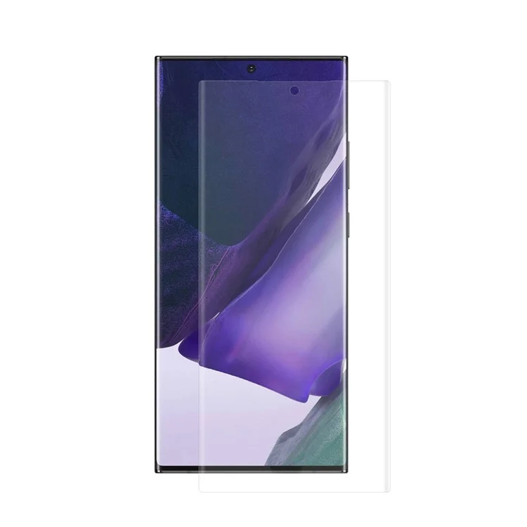 ENKAY 3D Protector de pantalla curvo de cobertura completa PET HD para Samsung Galaxy Note20 Ultra/Note20 Ultra 5G - Transparente
