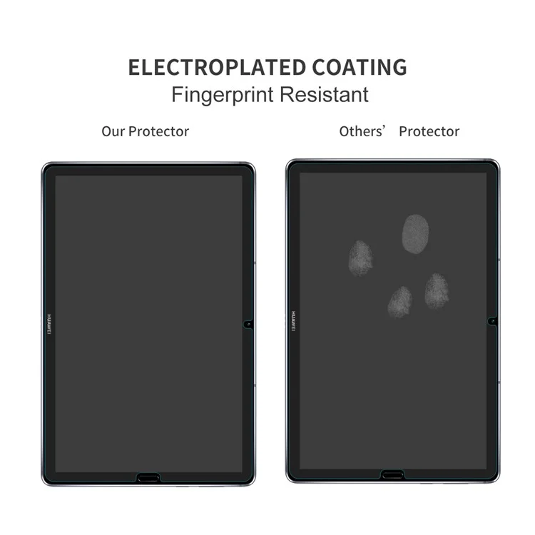 Enkay 0.33mm 9h 2.5D Protector De Pantalla De Cristal Templado De Borde De Arco Para Huawei Matepad 10.8 (2020)