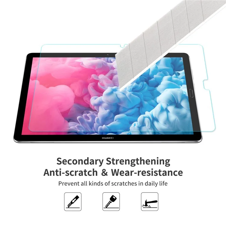 Enkay 0.33mm 9h 2.5D Protector De Pantalla De Cristal Templado De Borde De Arco Para Huawei Matepad 10.8 (2020)