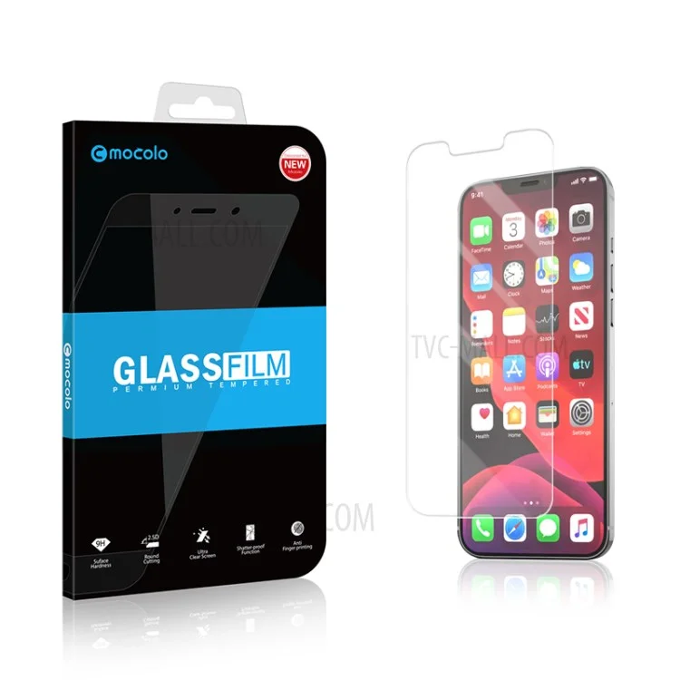 Mocolo HD Film de Protection D'écran en Verre Trempé Transparent Pour Iphone 12 Pro Max 6,7 Pouces