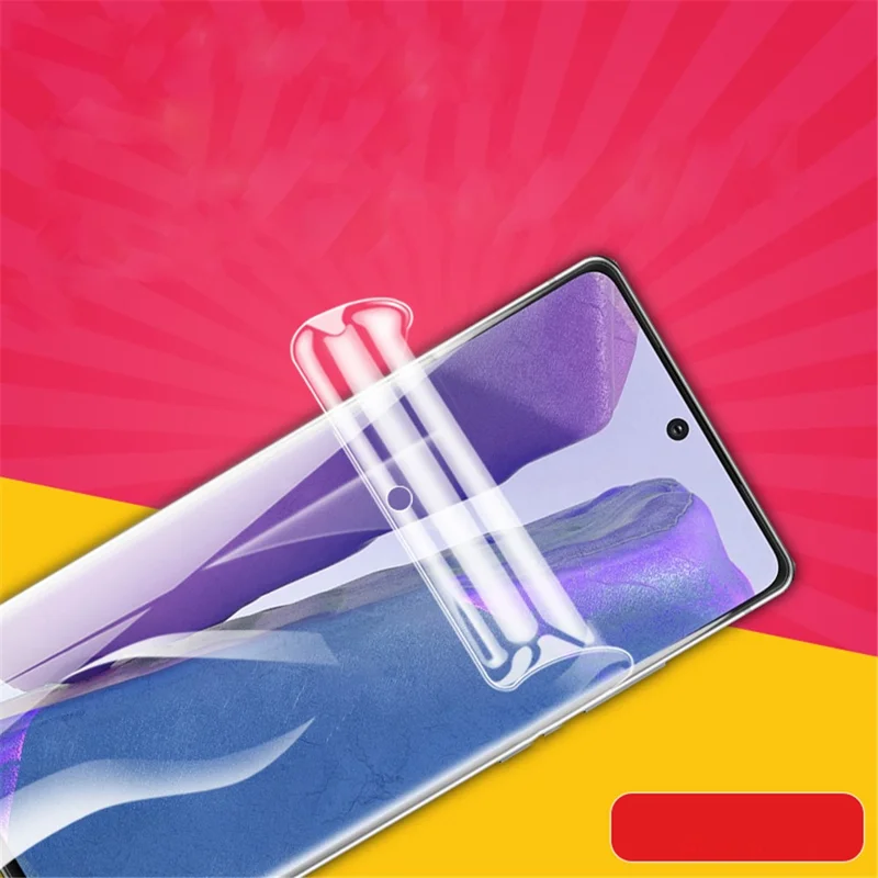 Película de pantalla hidrogel TPU antiexplosión de cobertura total para Samsung Galaxy Note20 4G / 5G