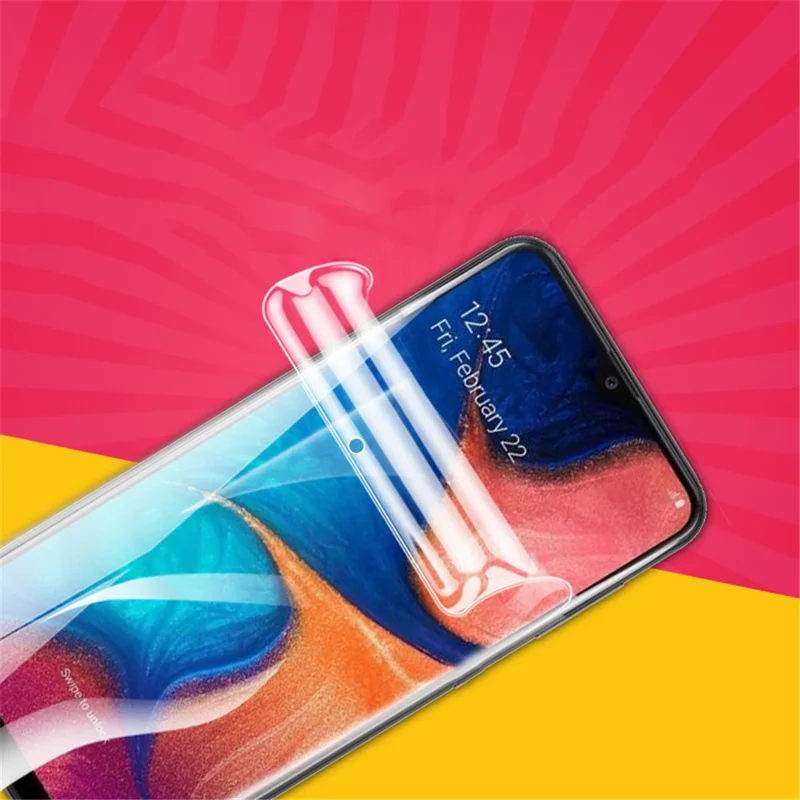 Protector de pantalla TPU hidrogel antiexplosión de cobertura total para Samsung Galaxy A20e