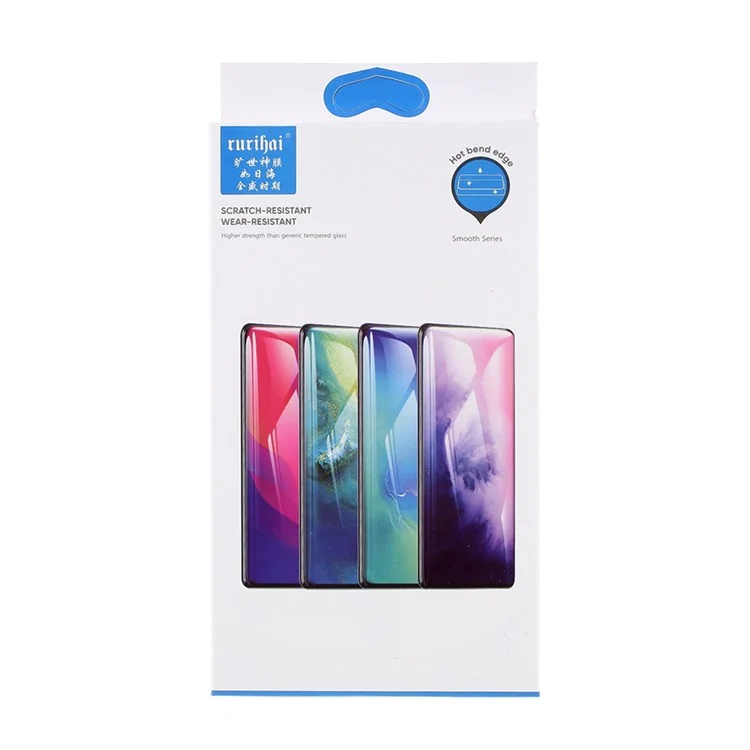 RURIHAI 2.5D 0.26 mm Película protectora de vidrio templado HD para pantalla de iPhone XR/11 de 6.1 pulgadas 