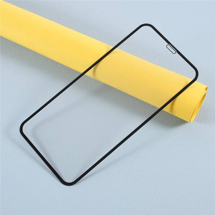 Full Glue Silk Print Tempered Glass Full Coverage Screen Protector for iPhone XR/11 6.1 inch