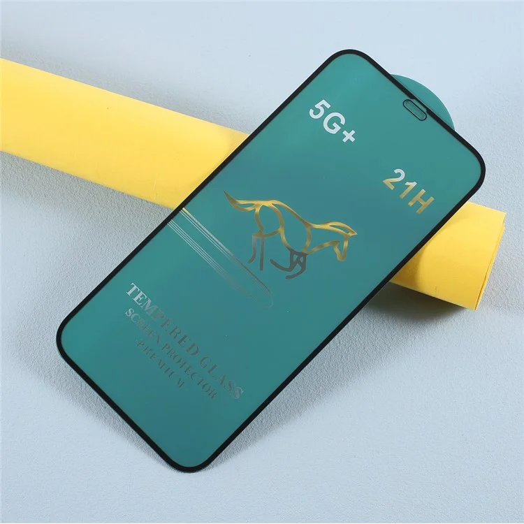 Full Screen Coverage Full Glue Silk Printing Tempered Glass Screen Protector for iPhone 12 mini 5.4 inch