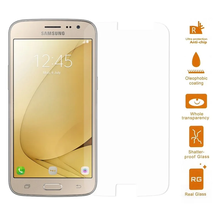 0.3mm Tempered Glass Screen Protector Film for Samsung Galaxy J2 (2016) Arc Edge