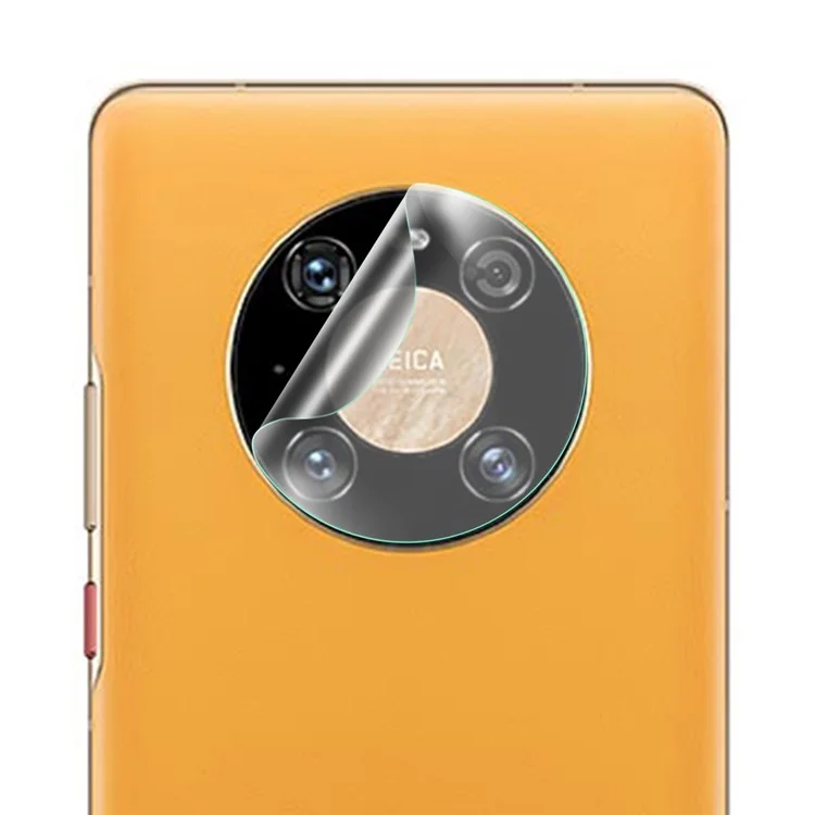 Para Huawei Mate 40 Pro Capa Traseira Transparente Completa Lente de Câmera Filme Macio de PET