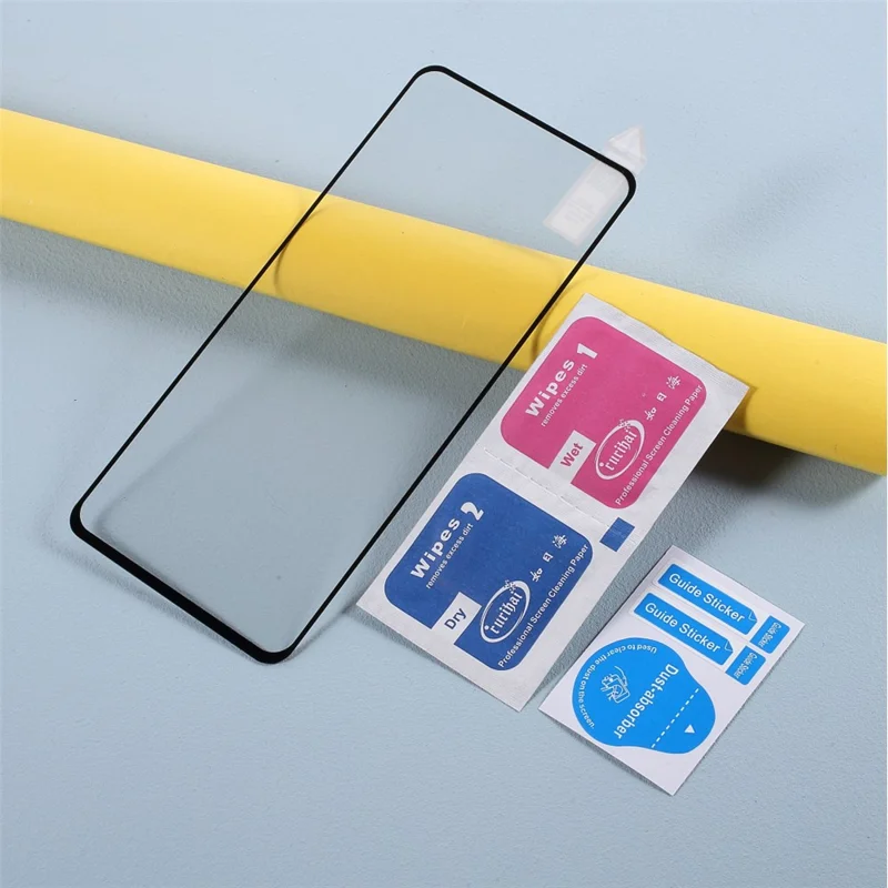 RURIHAI 2.5D 0.26mm Solid Defense Protection Tempered Glass Screen Film [Full Glue] for Xiaomi Poco X3