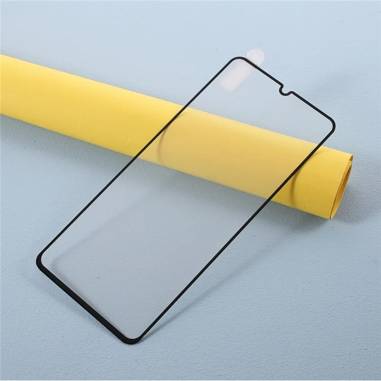 Film de protection d'écran en verre trempé à couverture intégrale avec impression de soie (colle complète) pour Samsung Galaxy A42 5G