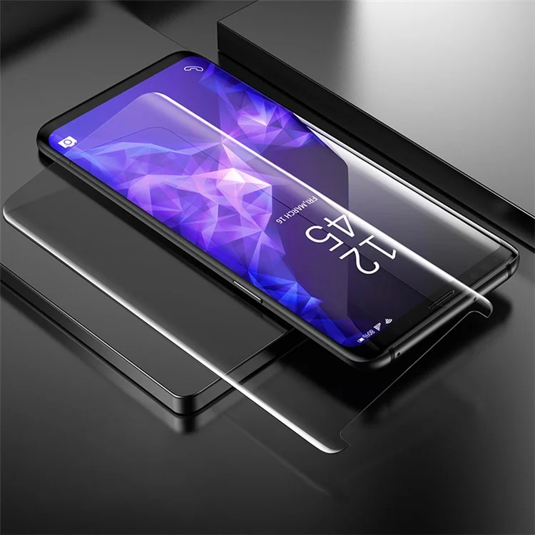 MOCOLO 3D Curved UV Liquid Tempered Glass Full Screen Protector Full Glue per Samsung Galaxy Note9 N960/Note 8