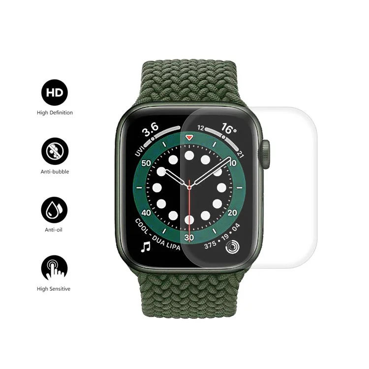 ENKAY HAT PRINCE 3D Volldgröße PET gebogener Hochtemperatur-Schutzfolie für Apple Watch SE (2023) / SE (2022) / SE / 6 / 5 / 4 44mm - Transparent