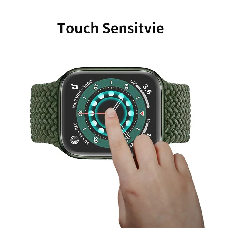 ENKAY HAT PRINCE 3D Volldgröße PET gebogener Hochtemperatur-Schutzfolie für Apple Watch SE (2023) / SE (2022) / SE / 6 / 5 / 4 44mm - Transparent