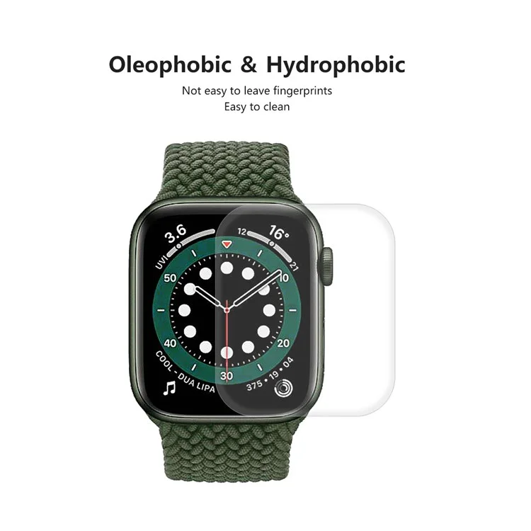 ENKAY HAT PRINCE 3D Volldgröße PET gebogener Hochtemperatur-Schutzfolie für Apple Watch SE (2023) / SE (2022) / SE / 6 / 5 / 4 44mm - Transparent