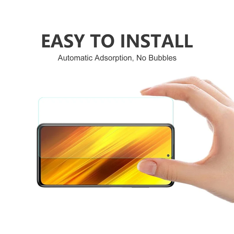 ENKAY HAT PRINCE 9H 0.26mm 2.5D Arc Edge Tempered Glass Screen Protector for Xiaomi Poco X3/Poco X3 NFC