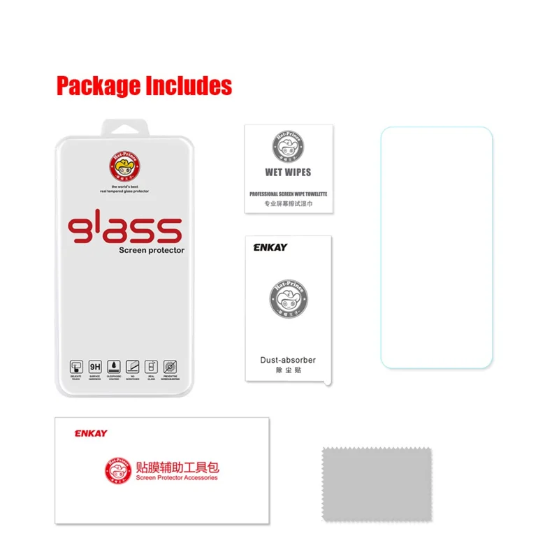 ENKAY HAT PRINCE 9H 0.26mm 2.5D Arc Edge Tempered Glass Screen Protector for Xiaomi Poco X3/Poco X3 NFC