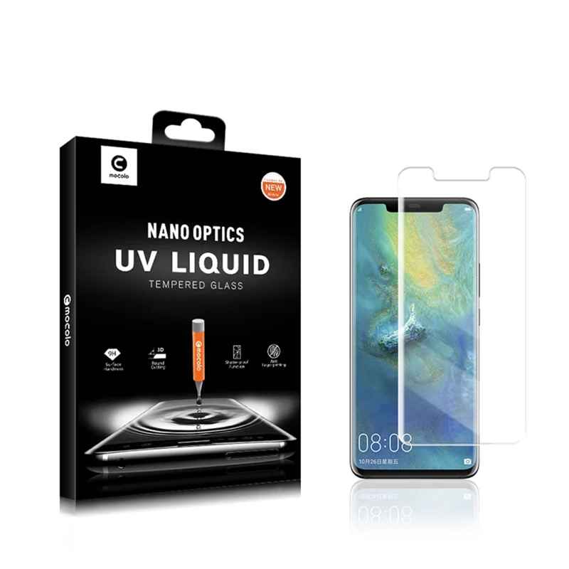 MOCOLO 3D Curved Complete Coverage Film for Huawei Mate 20 Pro UV Liquid Tempered Glass Screen Protector
