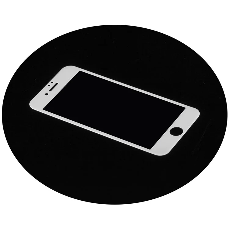 MOMAX for iPhone 7 Plus Glossy Full Size Curved Nanometer Tempered Glass Screen Protector 0.2mm - White