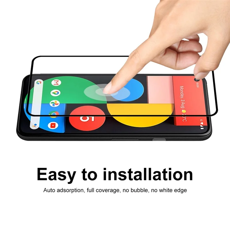 ENKAY HAT PRINCE Full Glue Full Covering Tempered Glass Protector for Google Pixel 5