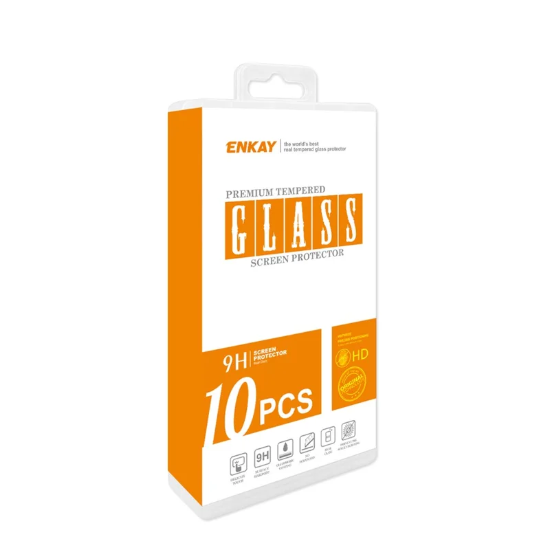 ENKAY HAT PRINCE 10 uds./juego Protector de Pegamento Completo [Versión Ultrafina Desbloqueada] 0,2 mm 9H 2,5D Película de Pantalla de Cobertura Completa para Samsung Galaxy S20 FE / S20 FE 5G / S20 Lite / S20 FE 2022