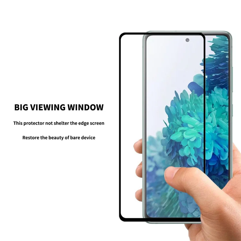 ENKAY HAT PRINCE 10 uds./juego Protector de Pegamento Completo [Versión Ultrafina Desbloqueada] 0,2 mm 9H 2,5D Película de Pantalla de Cobertura Completa para Samsung Galaxy S20 FE / S20 FE 5G / S20 Lite / S20 FE 2022