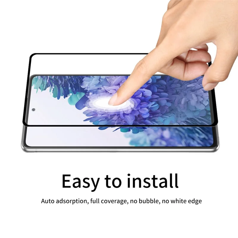 ENKAY HAT PRINCE 10 uds./juego Protector de Pegamento Completo [Versión Ultrafina Desbloqueada] 0,2 mm 9H 2,5D Película de Pantalla de Cobertura Completa para Samsung Galaxy S20 FE / S20 FE 5G / S20 Lite / S20 FE 2022
