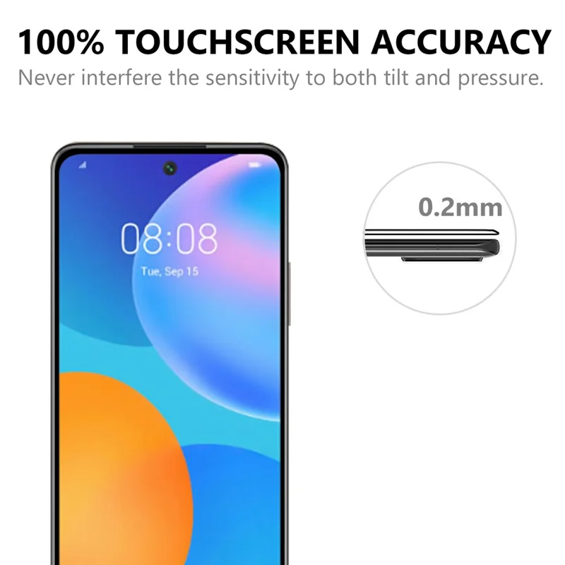 Full Glue Full Size Tempered Glass Screen Protector for Huawei P smart 2021 / Y7a