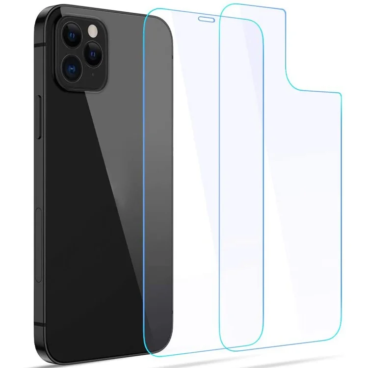 2,5D Arc Edge 9H Panzerglas-Bildschirmschutz mit Rückfilm für iPhone 12 mini